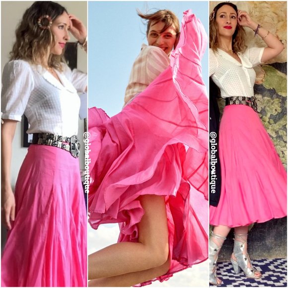 NWT, Anthropologie Tiered Flounced Ruffled Midi Skirt - Picture 9 of 15